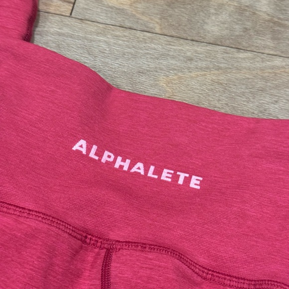 Alphalete OG Revival Leggings Pink/Berry Color Size Small - Picture 4 of 4